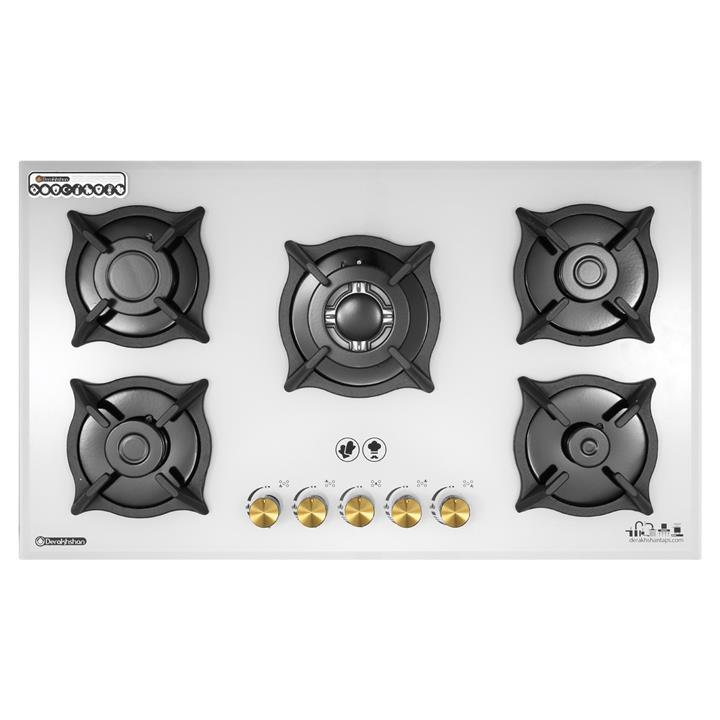 اجاق گاز صفحه ای شیشه ای درخشان مدل G623 Derakhshan G623 Glass Gas Hob